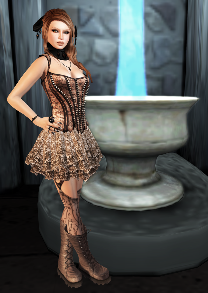league nyx corset and lace skirt edited